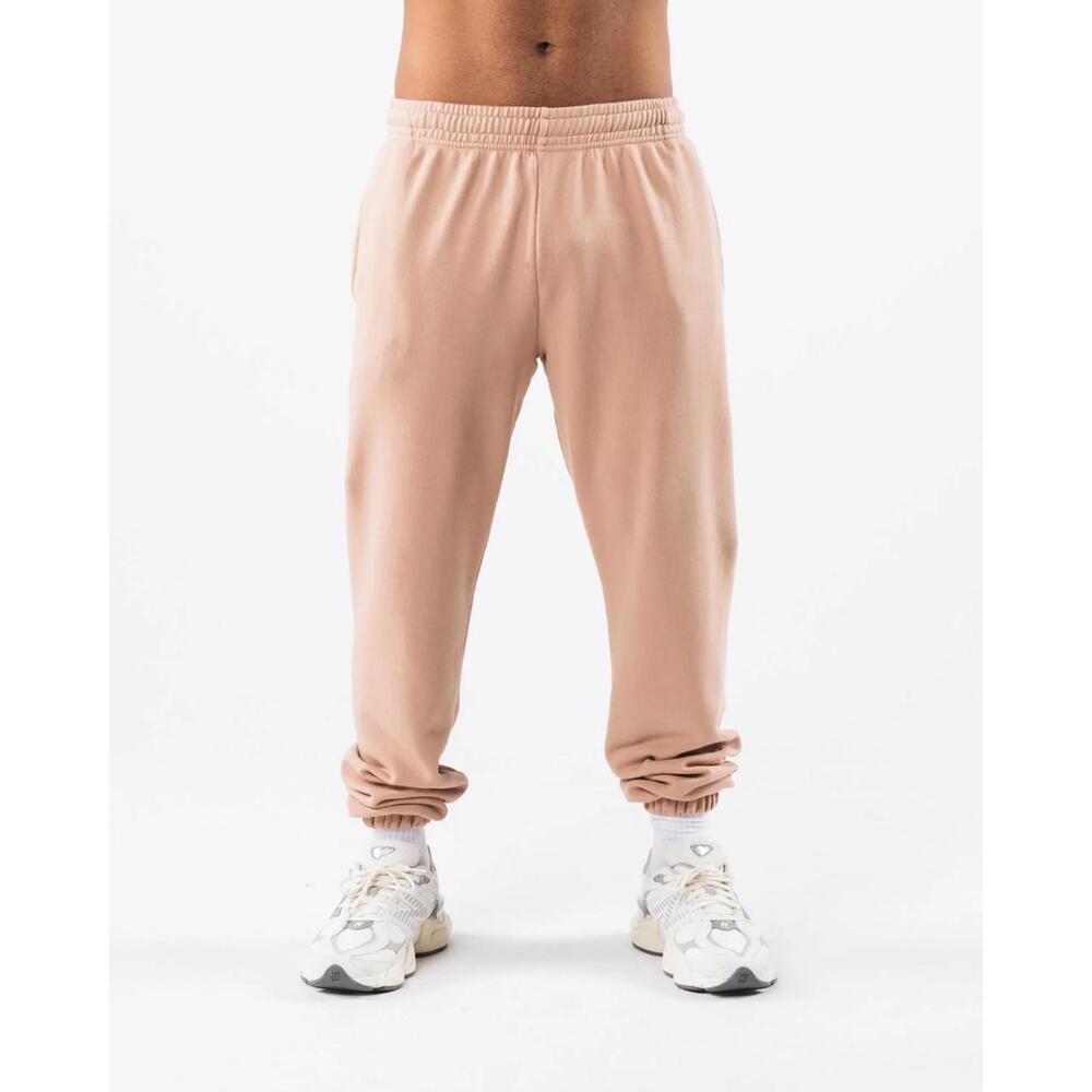 Alphalete Unisex Earth Dye Natural Joggers - Medium